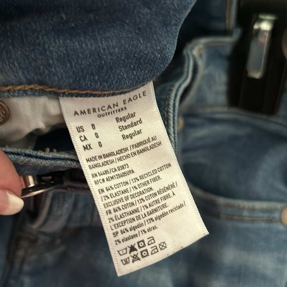 American Eagle Kick Boot Crop Jeans - Picture 7 of 9